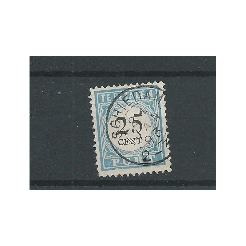 Netherlands P11 with "SCHIEDAM 1893"  VFU/used CV 10+ €
