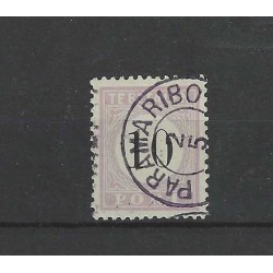 Suriname P3-III Port 1886 VFU/gebr  CV 150 €