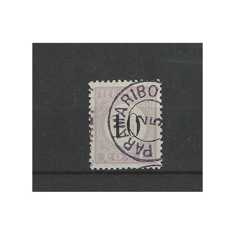 Suriname P3-III Port 1886 VFU/gebr  CV 150 €