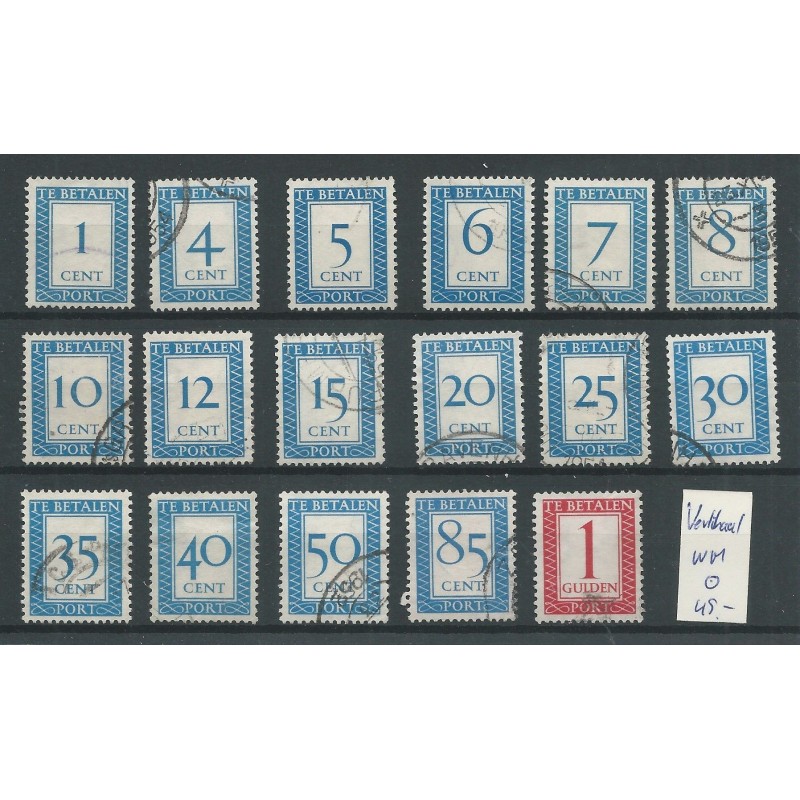 Netherlands P80a-106a  Vertical wm  VFU/used CV 45 €
