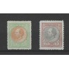 Suriname 1-15 Willem III 1873 set MH/ongebr CV 900 €