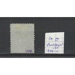 Netherlands 10 Willem III 1867 with numeral dot cancel 160  VFU/used CV 250 €