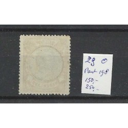 Netherlands 29 Willem III 1872 with numeral dot cancel 198  VFU/used CV 400 €