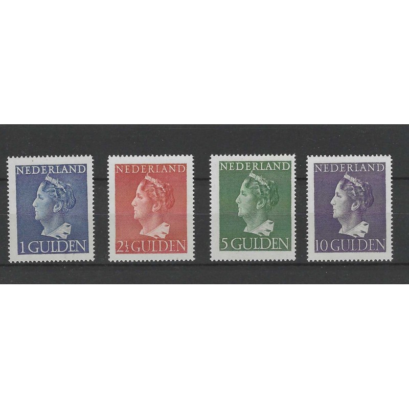 Netherlands 346-349 Wilhelmina  MNH CV 455 € Certificate !!