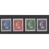 Nederland 346-349 Wilhelmina  MNH/postfris CV 455 € Certificaat !!