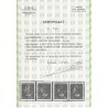 Netherlands 346-349 Wilhelmina  MNH CV 455 € Certificate !!