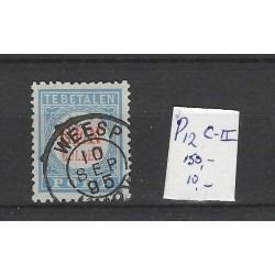 Nederland P12C-II  port 1881 "WEESP 1895" kleinrond VFU/gebr CV 160 €