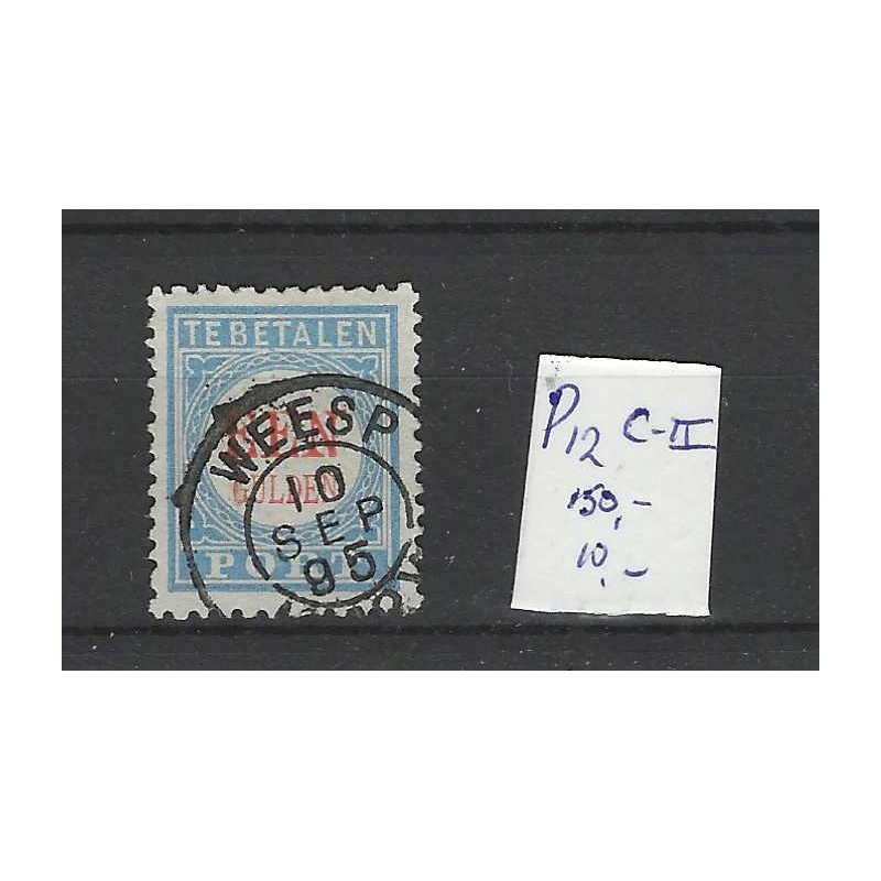 Nederland P12C-II  port 1881 "WEESP 1895" kleinrond VFU/gebr CV 160 €