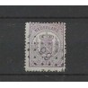 Nederland 18 Wapens 1869 met puntstempel 9.9  VFU/gebr CV 175 €