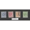 Netherlands 19-29 Willem III 1872  tandingscolectie VFU/used CV 2600 €