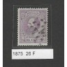 Netherlands 19-29 Willem III 1872  tandingscolectie VFU/used CV 2600 €