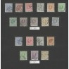 Netherlands 19-29 Willem III 1872  tandingscolectie VFU/used CV 2600 €