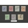 Nederland 19-29 Willem III 1872  tandingscolectie VFU/gebr CV 2600 €