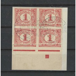 Netherlands 51 Numeral  TANDINGSVARIATIE  VFU/used CV ??? €  Certificate