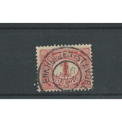 Nederland  51 met "ENKHUIZEN-STAVOREN 1913"  grootrond  VFU/gebr  CV 5+ €