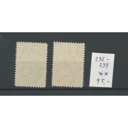 Nederland 238-239 Goudse Glazen 1931 MNH/postfris  CV  95 €