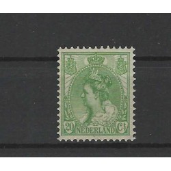 Netherlands 68D Wilhelmina  MH/unused CV 200 € certificate !!