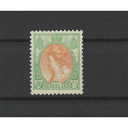 Nederland 73D Wilhelmina  MNH/postfris CV 125 € attest !!