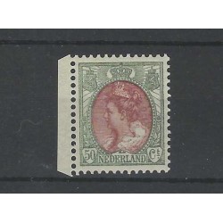 Nederland 74D Wilhelmina  MNH/postfris CV 550 € attest !!