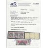 Netherlands 102/102P/102 in strip of 3 MNH  CV 560 € certificate !!