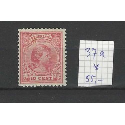 Nederland 37a wilhelmina  MH/ongebr CV 55 €