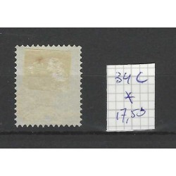 Nederland 34c wilhelmina  MH/ongebr CV 17,5 €