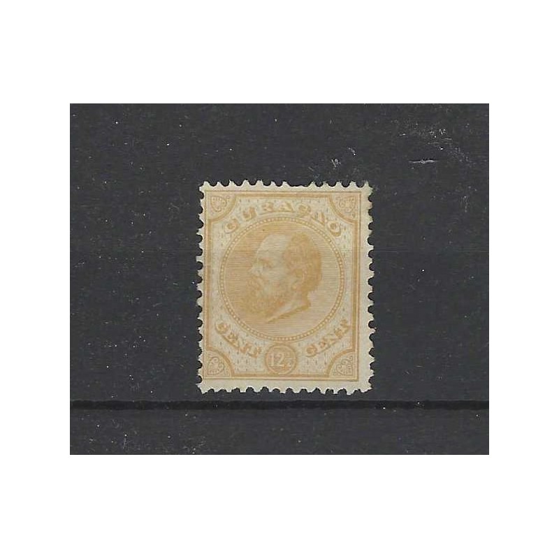 Curacao 5D Willem III 1873  MH/ongebr CV 300 €