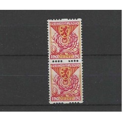 Netherlands R73  Child Welfare 1925 rotanding pair MNH  CV 320 €