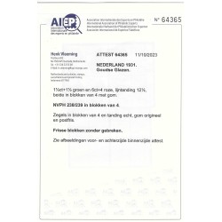 Nederland 238-239 Goudse Glazen blokjes 4 MNH/postfris  CV 565 € Certificaat !