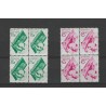 Netherlands 238-239 Goudse Glazen blocks 4 MNH  CV 565 € Certificate !