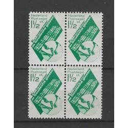 Netherlands 238-239 Goudse Glazen blocks 4 MNH  CV 565 € Certificate !