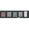 Belgium  Mi 30-35 King Leopold II VFU/used  CV 80 €