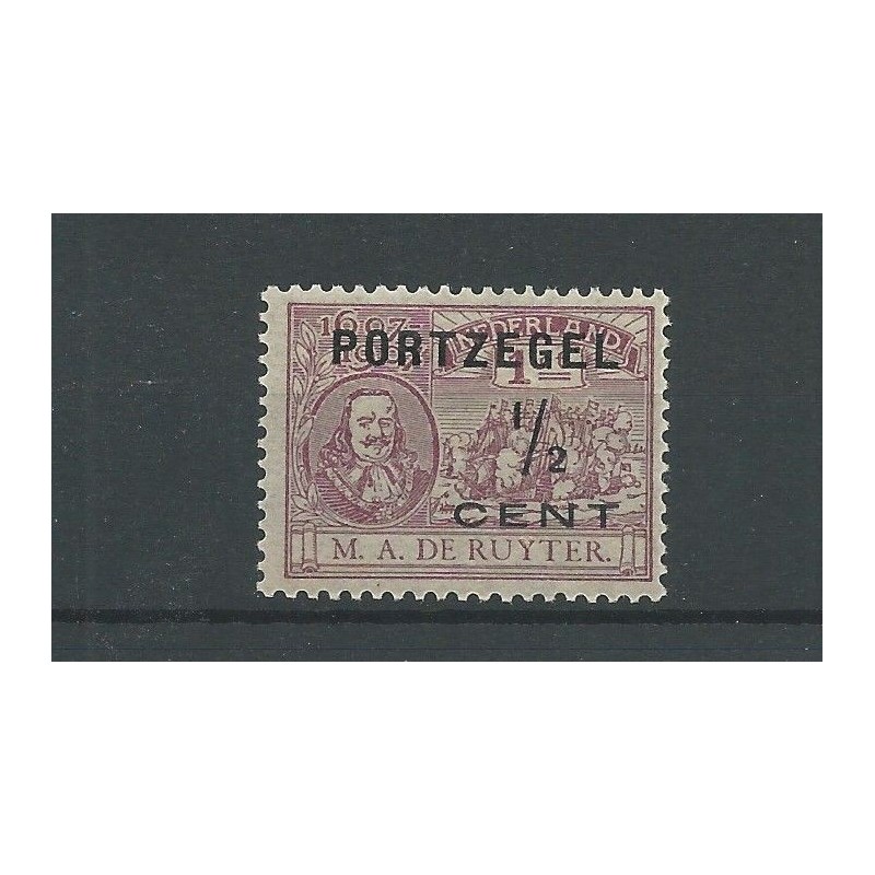 Netherlands P31 with plate flaw 88P MH/unused  CV ?? €