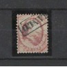 Netherlands 5  Willem III 1864 "ROTTERDAM" grotesk in red CV 100+ €