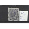Netherlands 28 Willem III 1872 with "ROTTERD:GOUD:S 1894" small round cancel CV 88 €