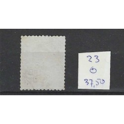 Netherlands 23 Willem III 1872 with "ROTTERD:GOUD:S1890" small round cancel CV 38 €