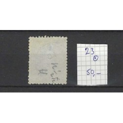Netherlands 23 Willem III 1872 with "ROTT:-KRALINGEN1883" small round cancel CV 50 €