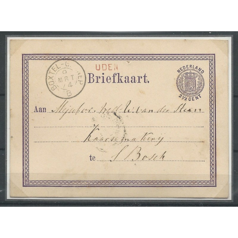 Nederland  Briefkaart Uden-Den Bosch  CV 67++ €