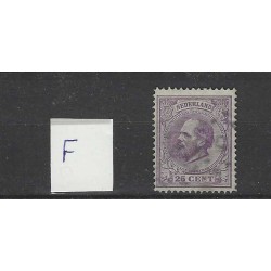 Netherlands 26FWillem III 1872 VFU/used CV 150 €