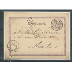 Netherlands  Briefkaart Apeldoorn-Haarlem  CV 55++ €