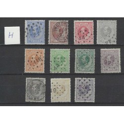 Netherlands  19H-28H  Willem III 1872 VFU/used CV 174 €