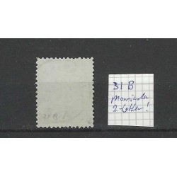 Netherlands  31B  Numeral "MONNIKENDAM 1883" twee-letter  VFU/used CV 10+ €