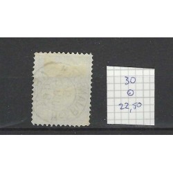 Netherlands  30 Numeral "HEERJANSDAM 1895" small round cancel VFU/used CV 23 €