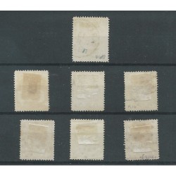 Suriname 3B-15B  Willem III 1873  VFU/used  CV 190 €