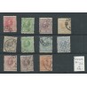 Suriname 3C-13C  Willem III 1873  VFU/used  CV 240 €