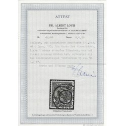 Netherlands  45C  Wilhelmina 50ct  VFU/used CV 275 €  Certificate !!