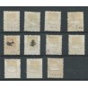 Suriname 3C-13C  Willem III 1873  VFU/used  CV 240 €