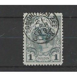 Netherlands  49 Wilhelmina Kronignszegel "EGMOND AAN ZEE" VFU/used CV 150+ €