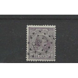 Nederland  42  Wilhelmina met puntstempel 95 VFU/gebr CV 66 €