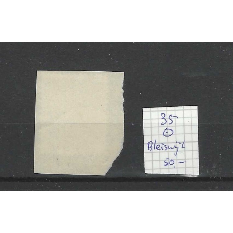 Netherlands  35 Wilhelmina "BLEISWIJK 1897" small round cancel VFU/used CV 50 €